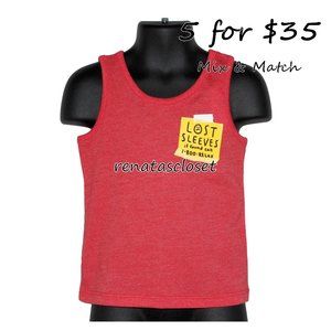 Old Navy Baby's "Lost Sleeves" Graphic Print Tank NWT